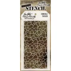 Stampers Anonymous Tim Holtz&reg; Crackle Layered Stencil