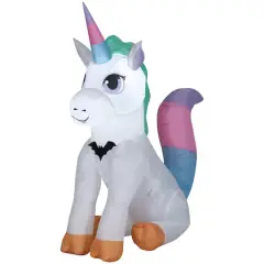 3.5ft. Airblown&reg; Inflatable Halloween Baby Unicorn