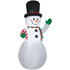 9ft. Airblown&reg; Inflatable Snowman with Candy Cane