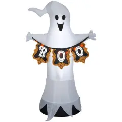 6ft. Airblown&reg; Inflatable Halloween Ghost with Boo Banner