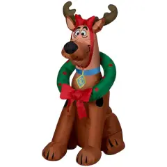 3.2ft. Airblown&reg; Inflatable Christmas Scooby Doo Reindeer