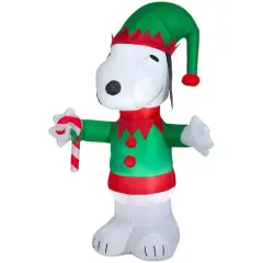 5ft. Airblown&reg; Inflatable Christmas Snoopy Elf