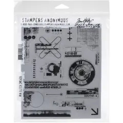 Stampers Anonymous Tim Holtz&reg; Mini Glitch Cling Stamps