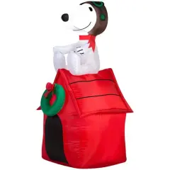 3.5ft. Airblown&reg; Inflatable Snoopy on House