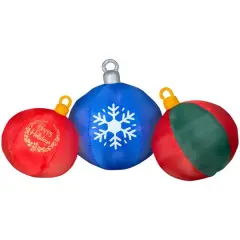 4ft. Airblown&reg; Inflatable Round Ornament Scene