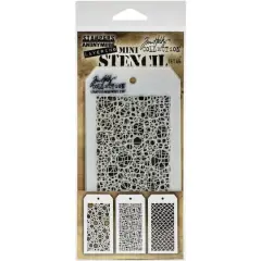 Stampers Anonymous Tim Holtz&reg; Mini Layered Stencil Set No.46