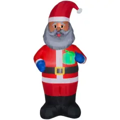 7ft. Airblown&reg; Inflatable Santa with Present