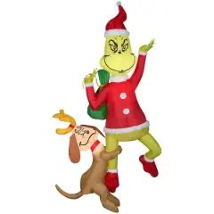 6ft. Airblown&reg; Inflatable Hanging Grinch & Max
