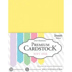 Core'dinations&reg; 8.5" x 11" Smooth Cardstock, 50 Sheets
