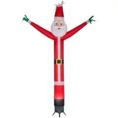 12ft. Animated Airblown&reg; Jolly Jiggler Santa with Internal Spotlight