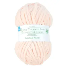 Cuddly Chenille Eco&trade; Yarn by Loops & Threads&trade; Pink Cherub