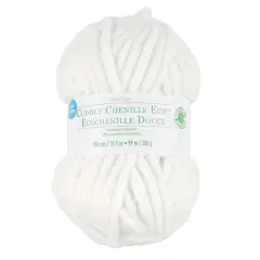 Cuddly Chenille Eco&trade; Yarn by Loops & Threads&trade; White