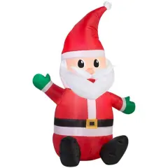 3.5ft. Airblown&reg; Inflatable Christmas Sitting Santa