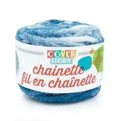 Lion Brand&reg; Cover Story&trade; Chainette Yarn Teal