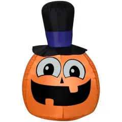 3.5ft. Airblown&reg; Inflatable Pumpkin with Top Hat