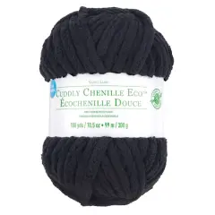 Cuddly Chenille Eco&trade; Yarn by Loops & Threads&trade; Black