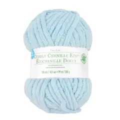 Cuddly Chenille Eco&trade; Yarn by Loops & Threads&trade; Bluebell