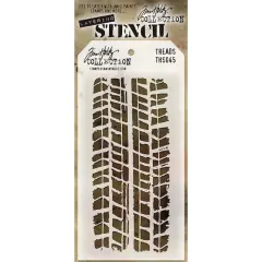 Stampers Anonymous Tim Holtz&reg; Treads Layered Stencil