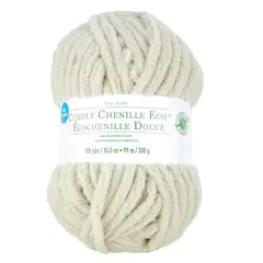 Cuddly Chenille Eco&trade; Yarn by Loops & Threads&trade; Silver Cloud