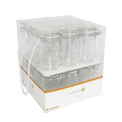 Glass Snap-Top Favor Jars, 18ct. by Celebrate It&trade;