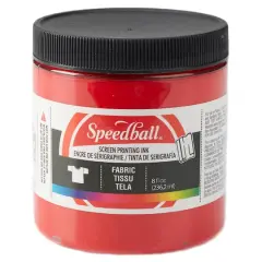 Speedball&reg; Fabric Screen Printing Ink Red