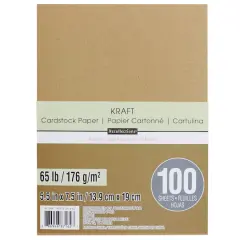 Kraft 5.5" x 7.5" Cardstock Paper by Recollections&trade;, 100 Sheets
