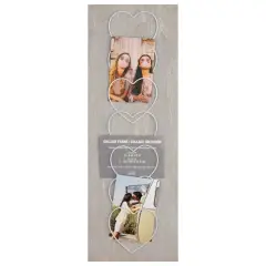 7 Opening Gray Wire Heart Collage Frame by Studio D&eacute;cor&reg;