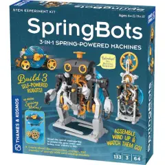 Thames & Kosmos SpringBots: 3-in-1 Spring-Powered Machines Kit