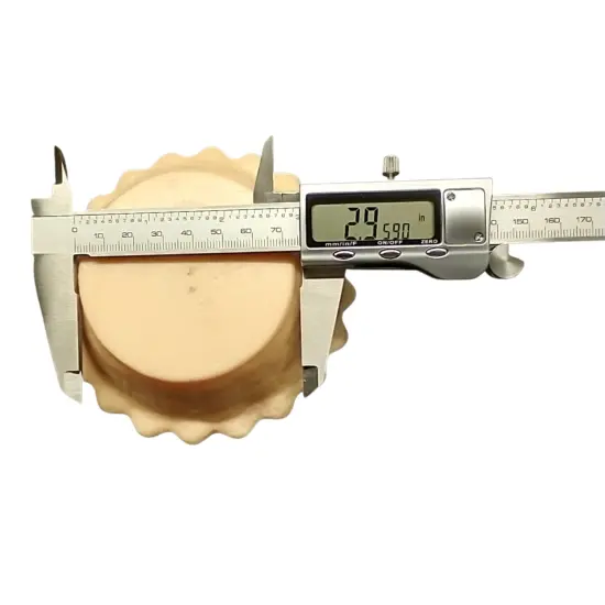 4.7" Whole Pie Crust Silicone Mold| Pie Crust Shape Silicone Mold| Soap| Candle | Mold for Wax| Mold for Resin {3}