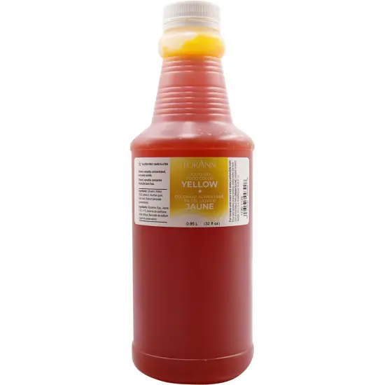 LorAnn Oils Yellow Liquid Gel Food Color, 32 ounce {1}