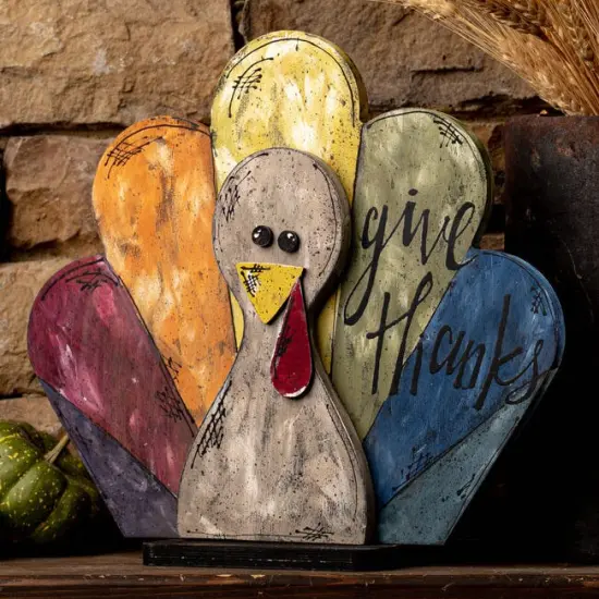 24 in. Unfinished Standing Turkey Kit {4}