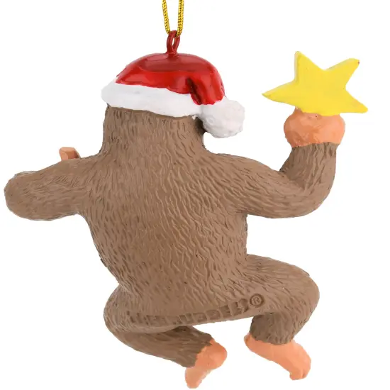 King Kong Climbing The Tree Large Christmas Ornament {3}