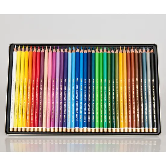 Polycolor Pencil Set, 36 Piece, Assorted Colors in a Tin {2}