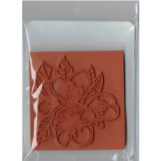 Deep Red Stamps Magnolia Blossom Rubber Cling Stamp 3 x 3.2 inches {3}