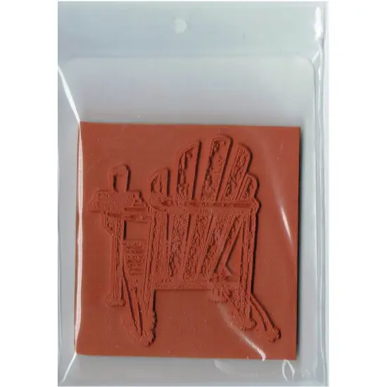 Deep Red Stamps Adirondack Life Rubber Cling Stamp 3 x 3.2 inches {3}