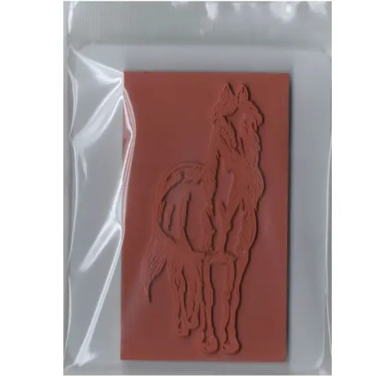 Deep Red Stamps Majestic Horse Rubber Cling Stamp 1.75 x 4.1 inches {3}