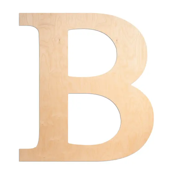 18 in. Unfinished Greek Letters {1}