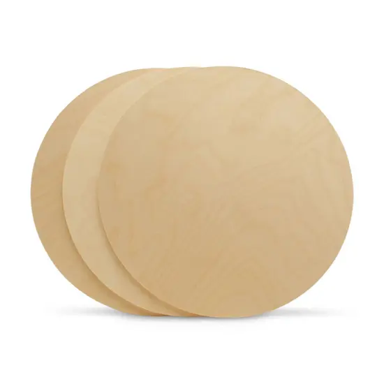 Wood Circles 20 inch, 3 Thicknesses, Unfinished Birch Sign Plaques | Woodpeckers {3}