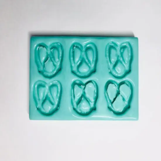 6pc Realistic Mini Pretzels | Dessert Shape Silicone Mold| Soap| Candle | Mold for Wax| Mold for Resin {4}