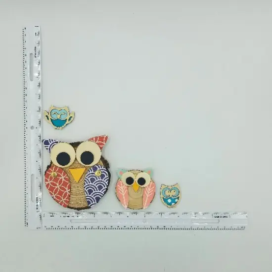 Ink and Trinket Kids Owl Decoupage Craft Kit, Blue {3}
