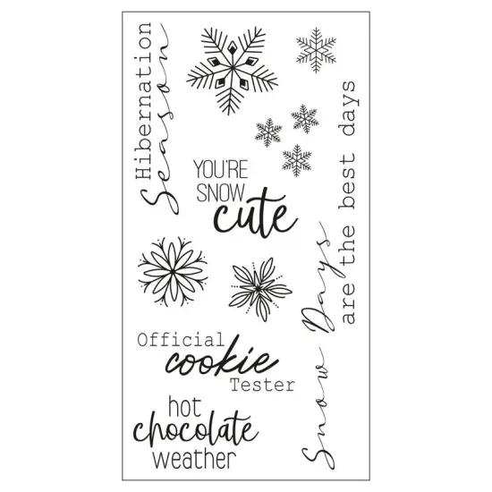 Winter Sentiments Stamp Set - Sizzix {2}
