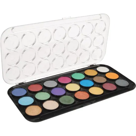 Assorted Colors - Pearlescent Watercolor Set - 21 Colors {2}
