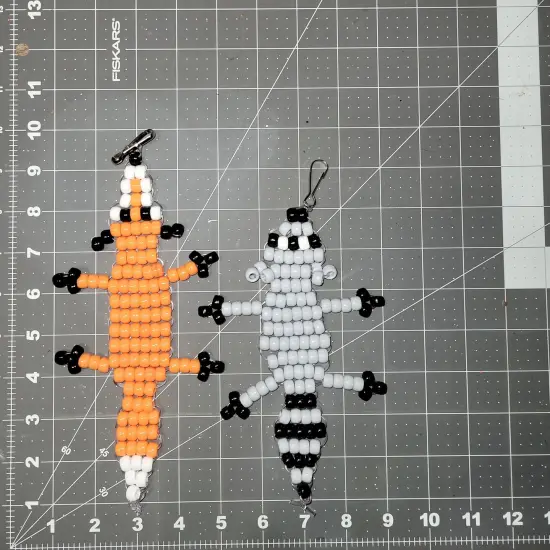 Ink and Trinket Kids Woodland Bead Animals, Pony Bead Crafts {4}