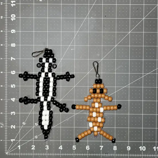 Ink and Trinket Kids Woodland Bead Animals, Pony Bead Crafts {3}