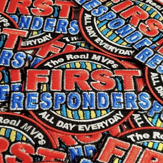 First Responder, The Real MVP, Essential Patch, Patches for Masks, Size 2.75" inches {6}