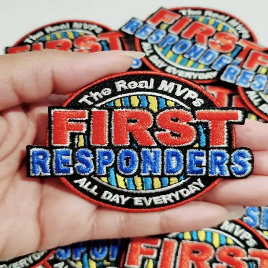 First Responder, The Real MVP, Essential Patch, Patches for Masks, Size 2.75" inches {1}