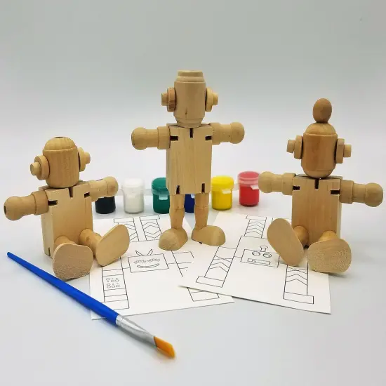 Robot Painting Craft Kit by Ink and Trinket Kids {1}