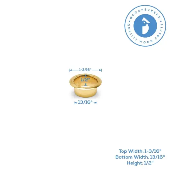 Metal Candle Inserts 7/8" Hole, Brass Grippers for Wood Candles | Woodpeckers {3}