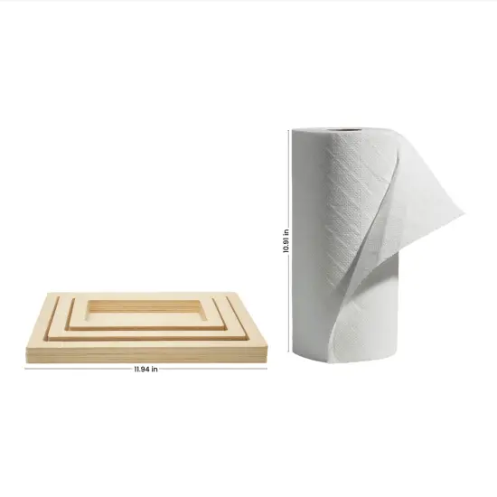 Rectangle Cradled Canvases Unfinished Set of 3 for Paint Pouring | Woodpeckers {6}