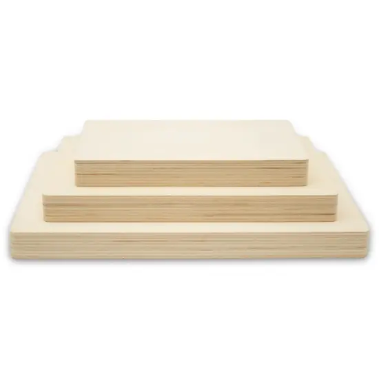 Rectangle Cradled Canvases Unfinished Set of 3 for Paint Pouring | Woodpeckers {8}